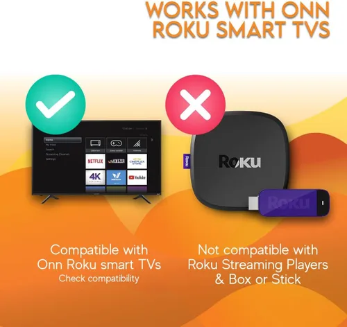 Miniatura 7 de Control remoto OEM para Roku TV sin emparejamiento Incluye botones de control de volumen y atajos Netflix Disney+ Apple TV y HBO (Hisense 3226001217)