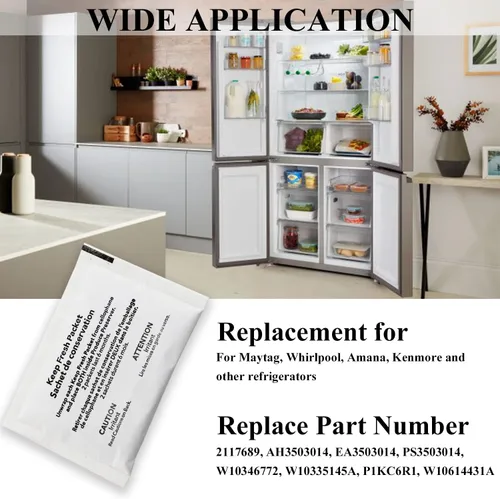 Miniatura 4 de Funmit W10346771A FreshFlow - Repuesto para conservador de productos para refrigerador Whirlpool W10346771 2117689 AP5324183 AH3503014 EAP3503014