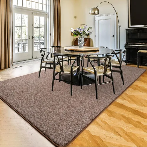 Miniatura 3 de Amearea 6x9 Alfombra de área moderna y suave, alfombras lavables de color elegante para sala de estar, alfombra de felpa para decoración del hogar
