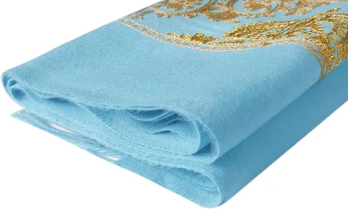 Miniatura 5 de Urban CoCo Chal bordado de gran tamaño con borlas para mujer
