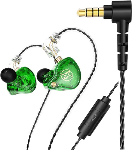 Miniatura 14 de FEDAI DX2 - Auriculares con monitor de oído, sonido superior con cable con controlador dual dinámico, auriculares profesionales con aislamiento