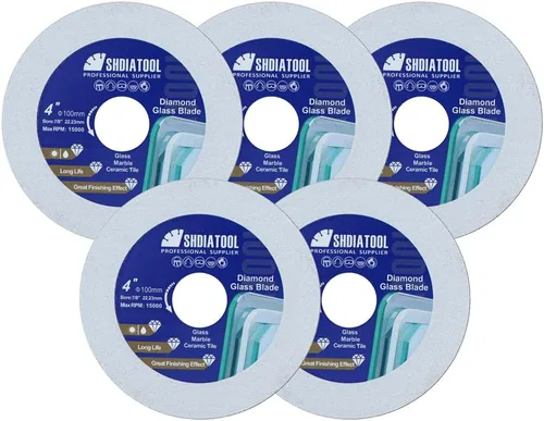 Miniatura 8 de SHDIATOOL Disco de corte de diamante de vidrio de 2 pulgadas, rueda de corte ultradelgada para azulejos de cerámica, porcelana y mármol de 50 mm