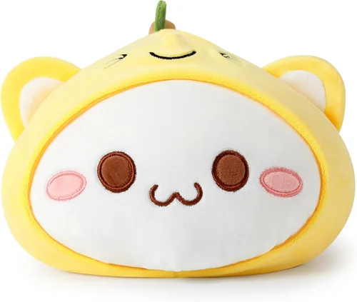 Miniatura 2 de Onsoyours - Lindo gatito plátano gato de peluche juguete de peluche suave almohada de felpa plátano para niños (gato plátano, 30 cm)
