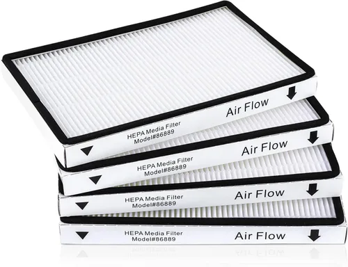 Leadaybetter Paquete de 4 filtros Kenmore HEPA Media Filter 86889 mc-v199h 40324 para Kenmore EF-1 Juego de repuesto para aspiradora, comparado con
