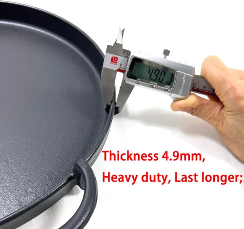 Miniatura 3 de DC139 7421 - Plancha con sistema de barbacoa gourmet para Weber Original Kettle Premium de 22 1/2 pulgadas, hierro fundido de 12 pulgadas