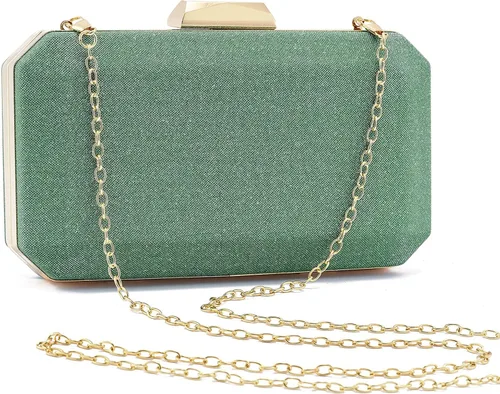 YAPAIOU Bolso de mano de noche brillante para mujer, bolso de mano con purpurina de diamantes de imitación, bolso de boda, bolso de cóctel y fiesta,