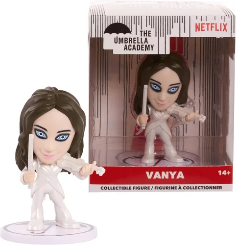 The Umbrella Academy Figura coleccionable estilizada, Vanya, figura mide 3 pulgadas de alto, juguetes para niños a partir de 14 años Just Play