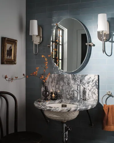 Miniatura 2 de Moen Dartmoor 6803 - Grifo cromado para lavabo de baño con una sola manija
