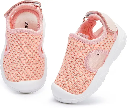 Miniatura 3 de BMCiTYBM Sandalias de verano con punta cerrada para bebé, niño, niña, zapatos ligeros, antideslizantes, para primeros pasos, 6, 9, 12, 18, 24 meses