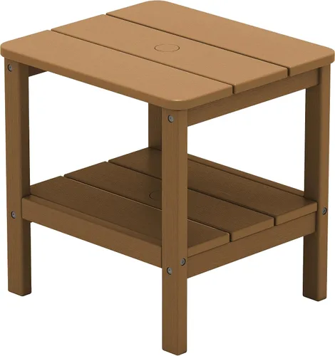 Miniatura 30 de SERWALL Mesa Adirondack de exterior - Mesa auxiliar gris