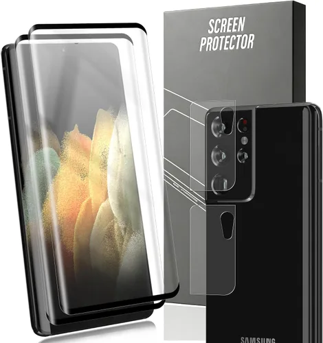 Miniatura 60 de Paquete de 3+2 protectores de pantalla de vidrio templado para teléfono (2a) / (2a) Plus con protector de lente de cámara, dureza 9H, película