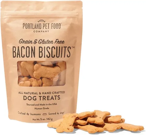 Miniatura 14 de Portland Pet Food Company - Golosinas naturales para perros, variedad de galletas de calabaza y pan de jengibre y tocino para perros, sin granos