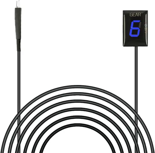 Idea Pantalla LED con indicador de marcha impermeable para motocicleta Honda CB300F CBR400R CBR600RR Fury NC, medidor de marchas con sensores de
