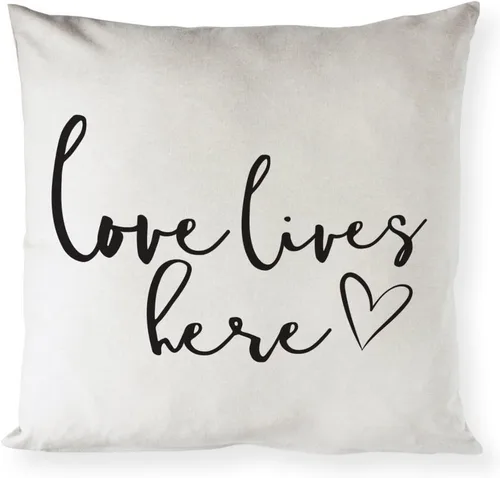 Miniatura 4 de The Cotton & Canvas Co. Home is Wherever I'm with You - Funda de almohada, funda de cojín, funda de almohada decorativa