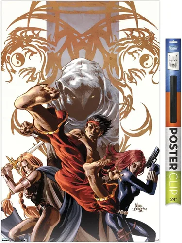 Miniatura 19 de Trends International Marvel Comics - Póster de pared Secret Avengers #7, 14.725 x 22.375 pulgadas, versión enmarcada de madera de granero