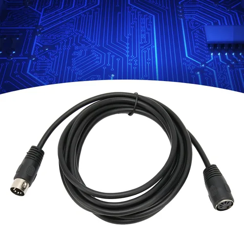 Miniatura 6 de Cable MIDI, cable de extensión MIDI DIN de 9.8 pies con conector DIN de 5 pines macho a hembra, cable de extensión MIDI DIN Cable adaptador de audio