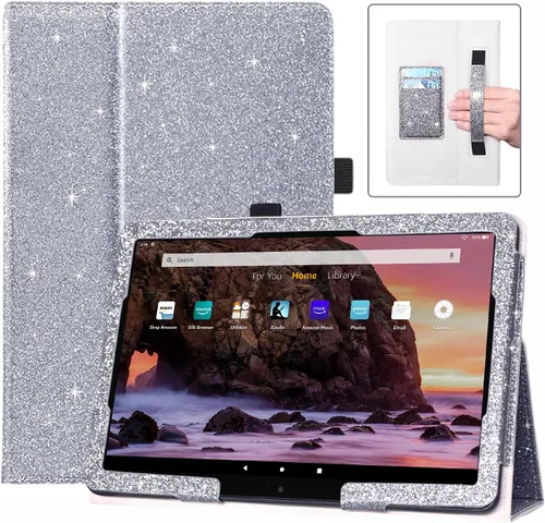 Miniatura 15 de DMLuna Case for All-New Amazon Fire HD 10 & 10 Plus Tablet (13th / 11th Generation, 2023/2021 Release) 10.1", Slim Cover with Folding Stand, Auto