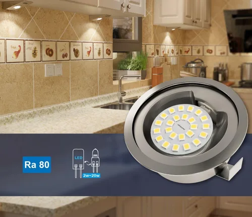 Miniatura 5 de Bombilla LED G4 de disco blanco brillante 5000K 2W – 20W halógena JC bombilla de repuesto G4 Bi Pin – Bombillas de disco de 12 voltios debajo