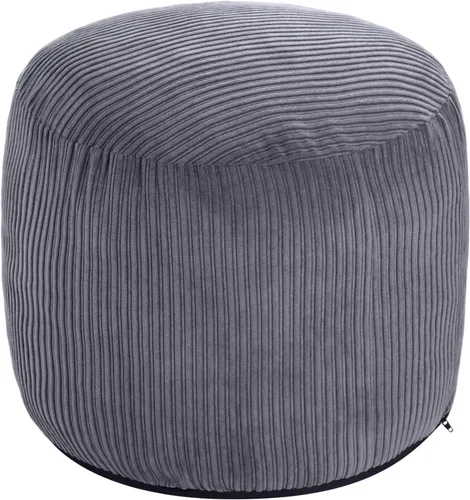 Miniatura 18 de WSOFRLAC Puf Otomano Reposapiés con Espuma Otomana Pequeña para Sala de Estar Otomanas Puf de Pana 26x18 pulgadas Pufs de Piso Reposapiés para Silla