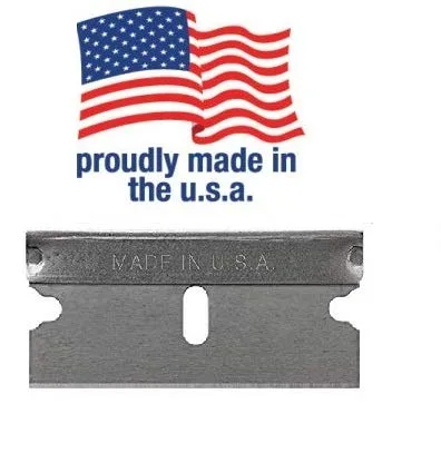 Miniatura 2 de FitAll - Paquete de 10 cuchillas de afeitar de repuesto de un solo filo, (10 hojas de afeitar de un solo filo) fabricadas en Estados Unidos