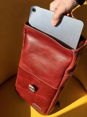 Miniatura 3 de Trip Machine Company Leather Mini Pannier - Vintage Tan