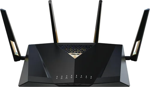 ASUS RT-BE88U Router de rendimiento extensible AiMesh WiFi 7 de doble banda, 4K-QAM, MLO, puertos duales 10G, SFP+, 4 puertos 2.5G, 4 puertos 1G,