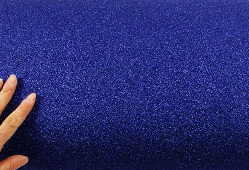 Miniatura 3 de ROSEROSA Cinta autoadhesiva para manualidades de arena con purpurina para cubrir el borde de la encimera (azul: 3 pulgadas x 5 yardas)