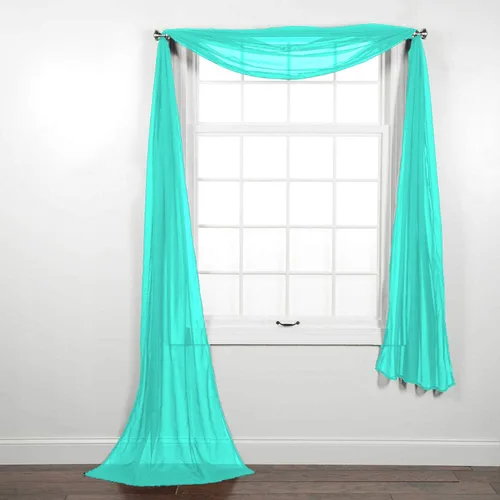 Miniatura 4 de Pañuelo Luxury Discount semitransparente para ventana, de color liso