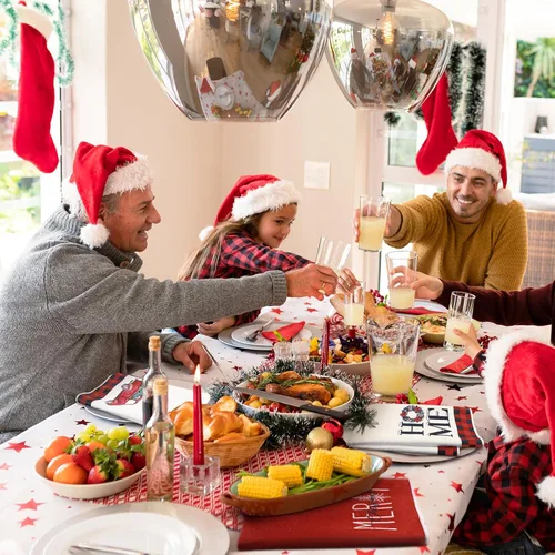 Miniatura 6 de Bencailor Juego de 4 toallas de cocina navideñas decorativas para platos de té, toallas de mano para baño de Navidad, 15.75 x 23.62 pulgadas