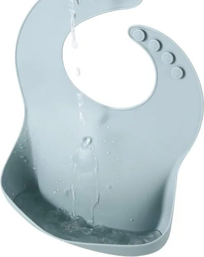 Miniatura 8 de PandaEar Set of 3 Silicone Baby Bibs Waterproof, Soft, Unisex, 10-72 Months Marrón/Azul/Verde