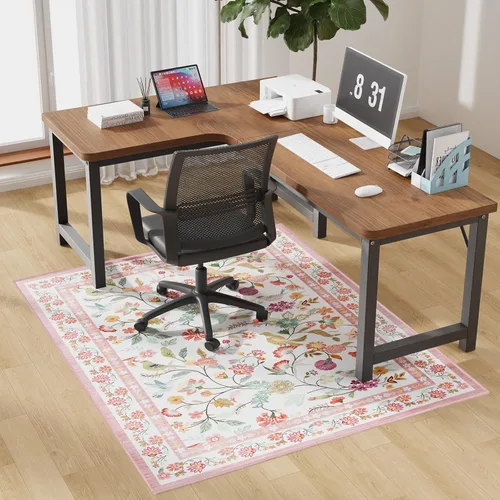 Miniatura 11 de Tapete de piso de alfombra de 36" x 48" para silla de oficina, tapete transparente para piso de silla de escritorio para alfombra de pelo