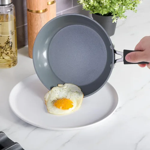 Miniatura 3 de Kenmore Arlington - Sartén de aluminio de 8 pulgadas, diamante negro