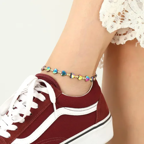 Miniatura 2 de Tobillera magnética de hematita, pulsera de tobillo antihinchazón, terapia magnética de drenaje linfático, alivio del dolor de ansiedad, pulsera