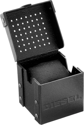 Miniatura 3 de Diesel DZ7394 Mr para hombres Daddy 20 Gunmetal IP Reloj de cuero color marrón Marrón