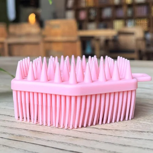 Miniatura 13 de Cepillo sensorial prémium para niños o autismo, limpiador corporal de silicona suave, 2 en 1, cepillos sensoriales para terapia ocupacional, esponja