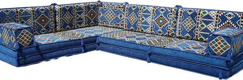 Miniatura 43 de arabicsofa Juego de sofás árabes tradicionales en forma de L - Sofás seccionales marroquíes - Asientos Majlis orientales para sala de estar