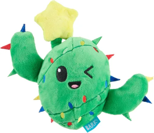 Miniatura 9 de Barkbox Air Head Juguete para Perros – Juguete de Peluche Rip & Reveal con Pelota Chirriante Espinosa Oculta, Crujido Loco y Relleno Suave – Juego