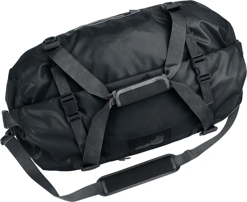 Miniatura 3 de Skog Å Kust Duffelsak - Bolsa de lona impermeable resistente para deportes, viajes y más, tamaños de 40, 60 y 90 litros, Negro, Deportivo/resistente