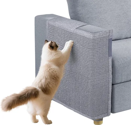 Miniatura 27 de Protector de Sofá contra Arañazos de Gato, 27.6" L*19.6" A Almohadilla Protectora de Muebles contra Arañazos de Gato Protector de Brazo de Sofá