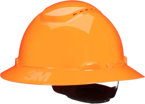 Miniatura 32 de 3M Hard Hat SecureFit H-800 Series Casco de seguridad estilo ala completa con sensor Uvicator, suspensión de trinquete de difusión de presión de 4