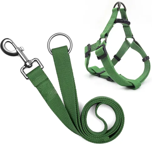 Miniatura 14 de Arnés de perro ajustable tricolor para perros pequeños y XS - Arnés resistente y fácil de caminar para cachorros, azul y rosa