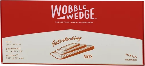 Miniatura 2 de Wobble Wedges Cuñas de plástico rígidas y flexibles, cuñas niveladoras para mejoras del hogar, niveladores de muebles, mesa e inodoro, cuñas