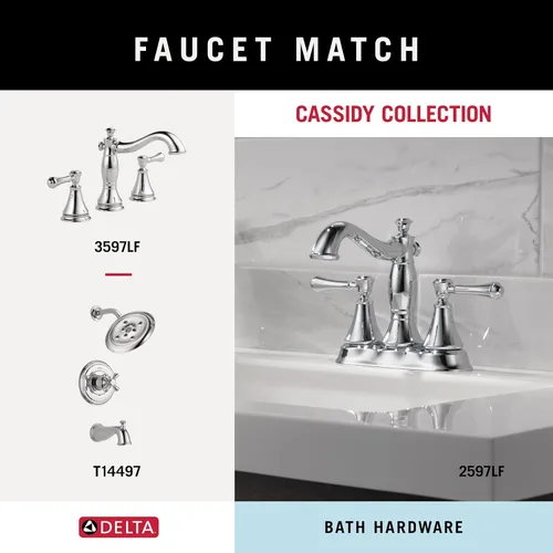 Miniatura 4 de Toallero de gancho doble "Cassidy" de Delta Faucet, 79735 Cromo pulido
