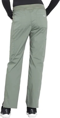 Miniatura 7 de Conjunto de ropa quirúrgica para mujer, WW665, camiseta con cuello en V y pantalón cargo recto WW170, tiro medio, pierna recta, color oliva