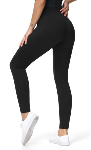 Miniatura 2 de Dragon Fit - Pantalones de compresión para yoga con bolsillos interiores, cintura alta, pantalones atléticos para control de abdomen, calzas