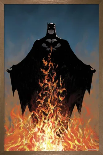 Miniatura 15 de Trends International DC Comics Batman - Póster de pared de fuego Versión con marco dorado