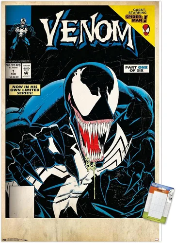 Miniatura 11 de Trends International Marvel Comics Venom - Póster de pared con cubierta protectora letal #1, 14.725 x 22.375 pulgadas, versión enmarcada de madera