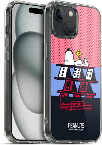 Miniatura 291 de Head Case Designs Funda de gel con licencia oficial de Peanuts Snoopy & Woodstock Halfs and Laughs [protección de grado militar] compatible