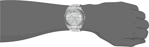 Miniatura 2 de Michael Kors relojes Brecken Reloj cronógrafo de acero inoxidable, talla única , Plateado