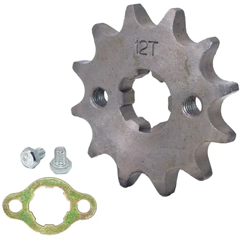 Miniatura 9 de 428-10T-0.669 in - Piñón de motor delantero para motocicleta se adapta a motocicletas de 50 cc, 70 cc, 110 cc, 125 cc, mini bicicleta ATV Quad